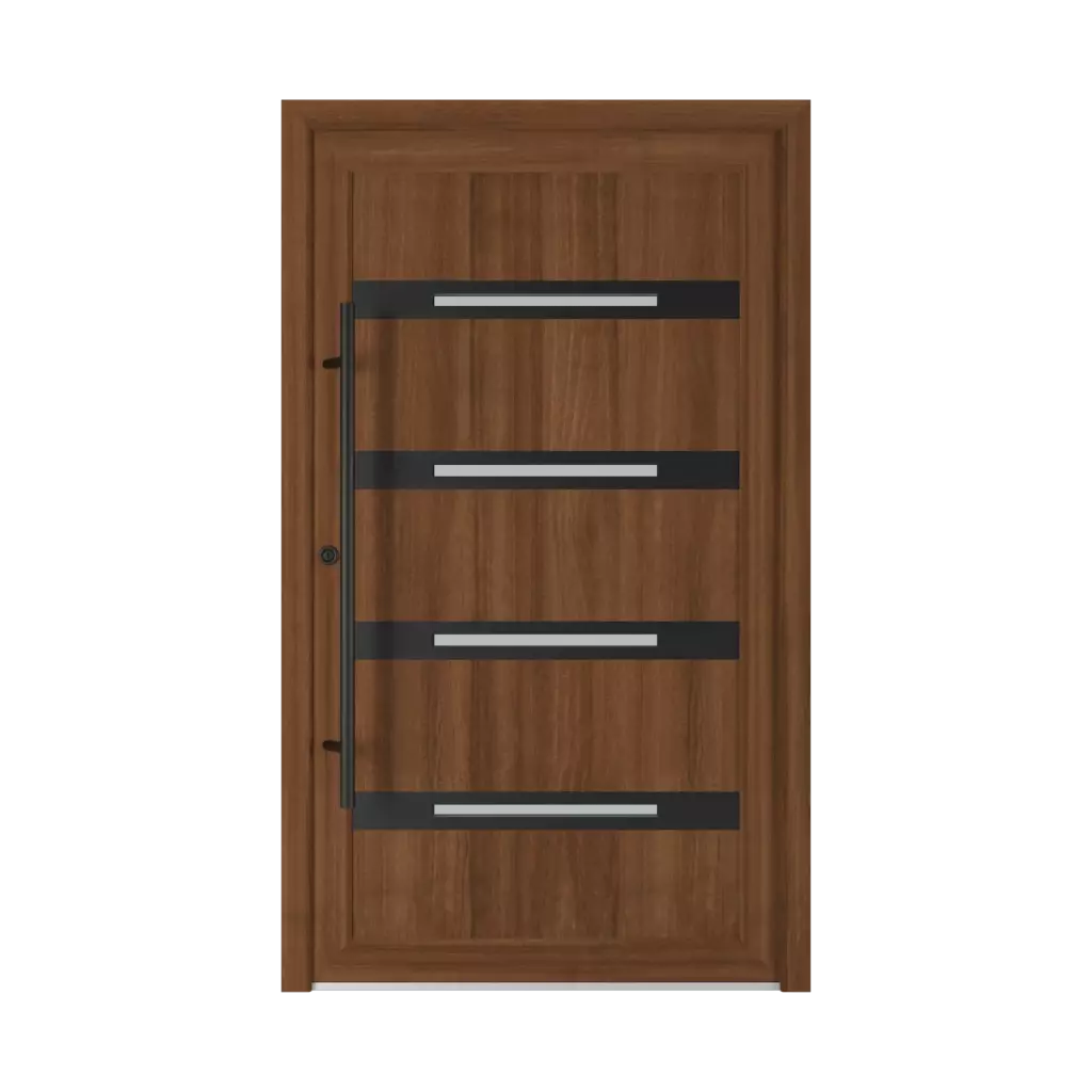 6005 PVC Black entry-doors models dindecor 6005-pvc-black  