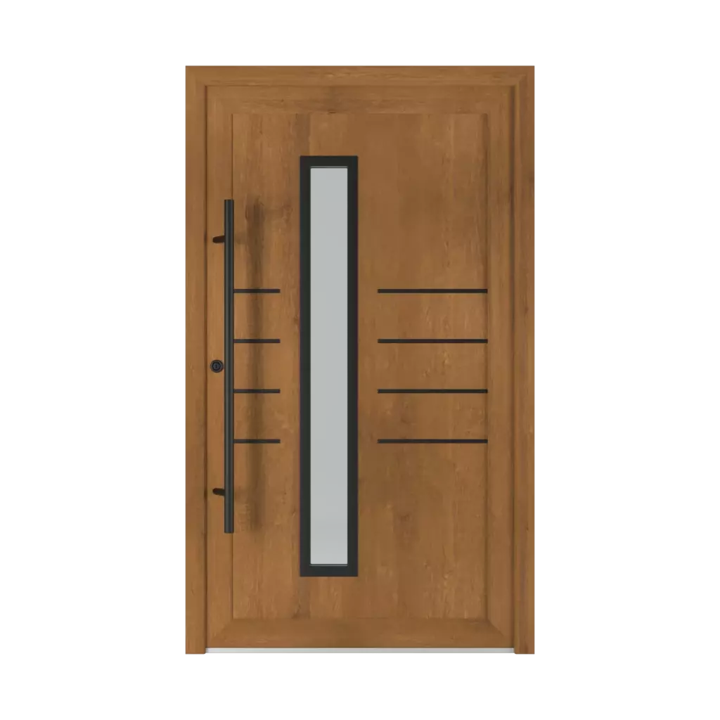 6011 PVC Black ✨ entry-doors door-colors standard-colors turner-oak-malt-woodec 