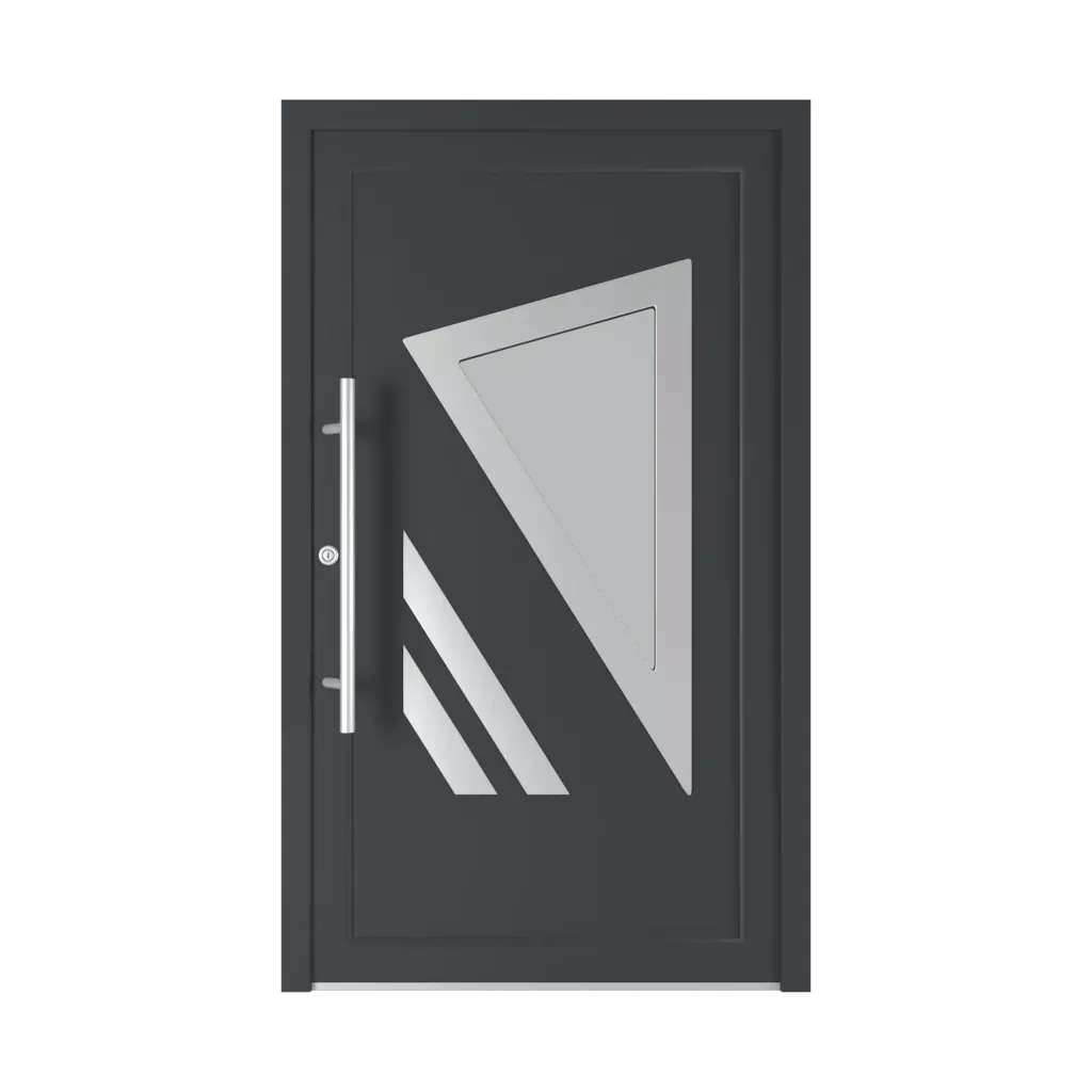 PVC entry-doors models dindecor 5015-black