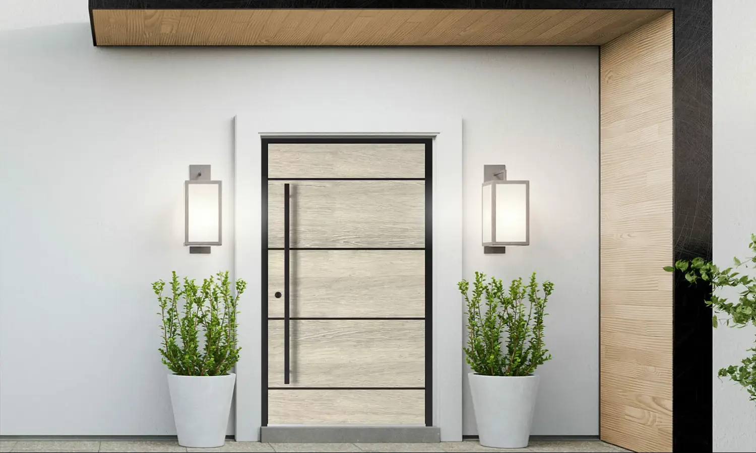 5009 Black entry-doors models dindecor 5009-black  