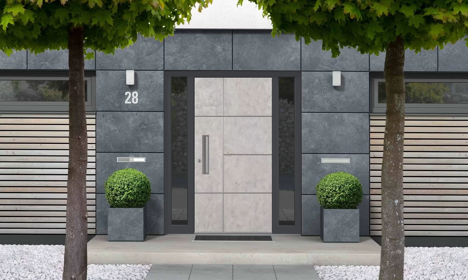 SK01 Beton 🏆 entry-doors models dindecor sk01-beton  