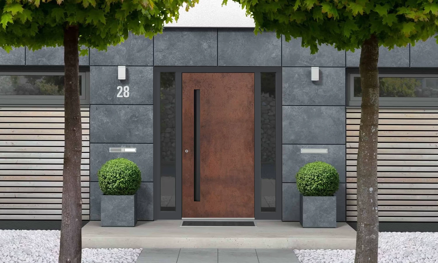 SK06 Corten 🏆 entry-doors models dindecor sk06-corten  