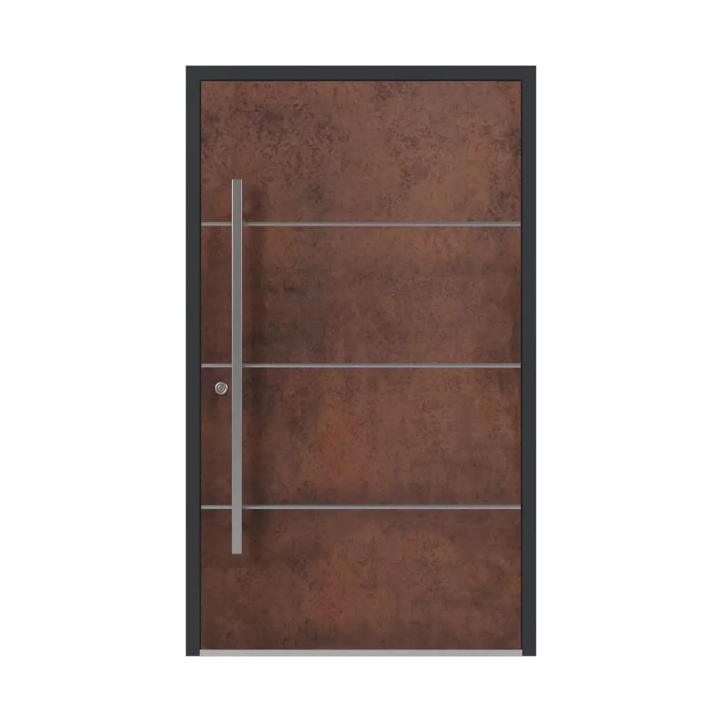 SK03 Corten 🏆 entry-doors models aluminum 