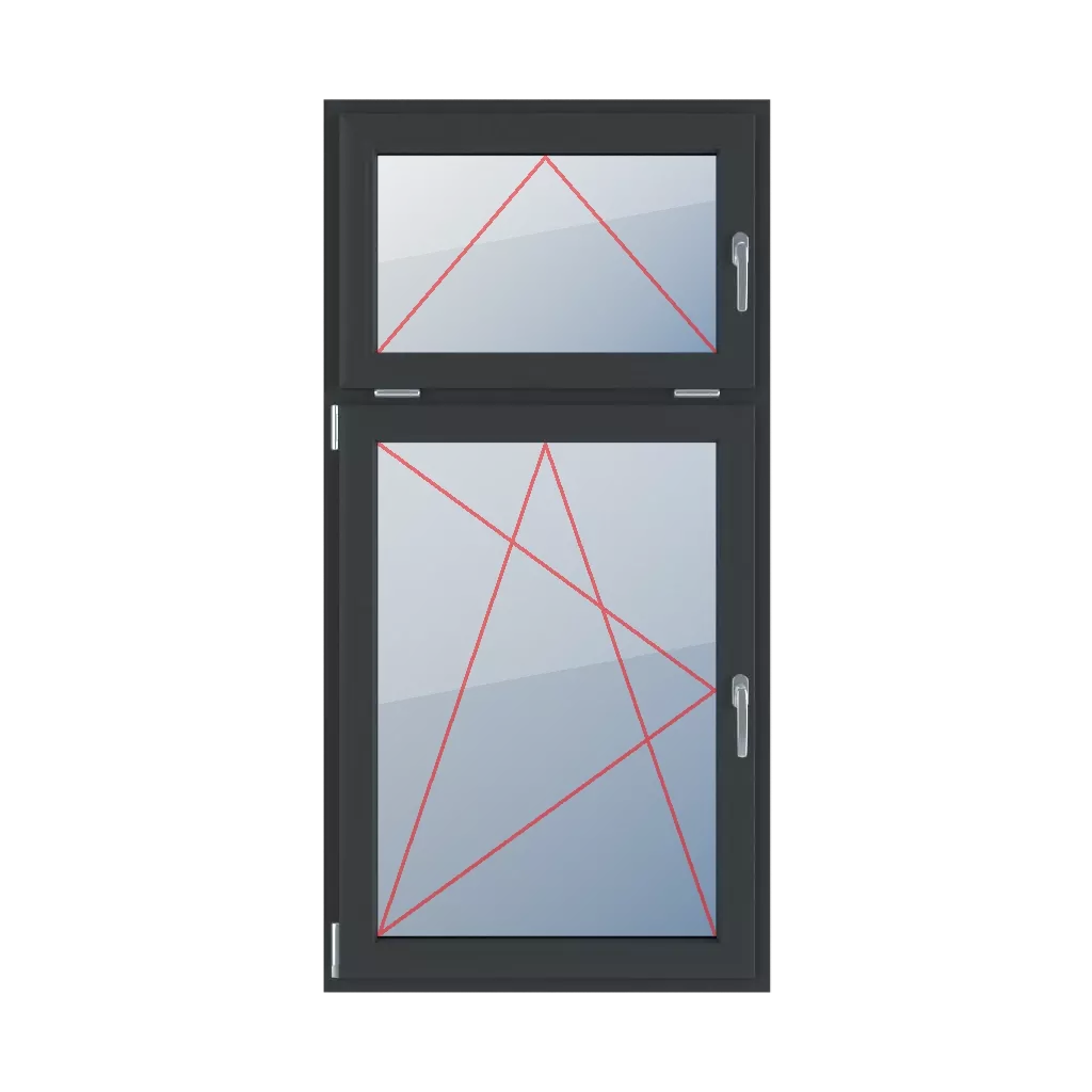 Tilt with a handle on the right, tilt and turn left windows types-of-windows double-leaf vertical-asymmetric-division-30-70  