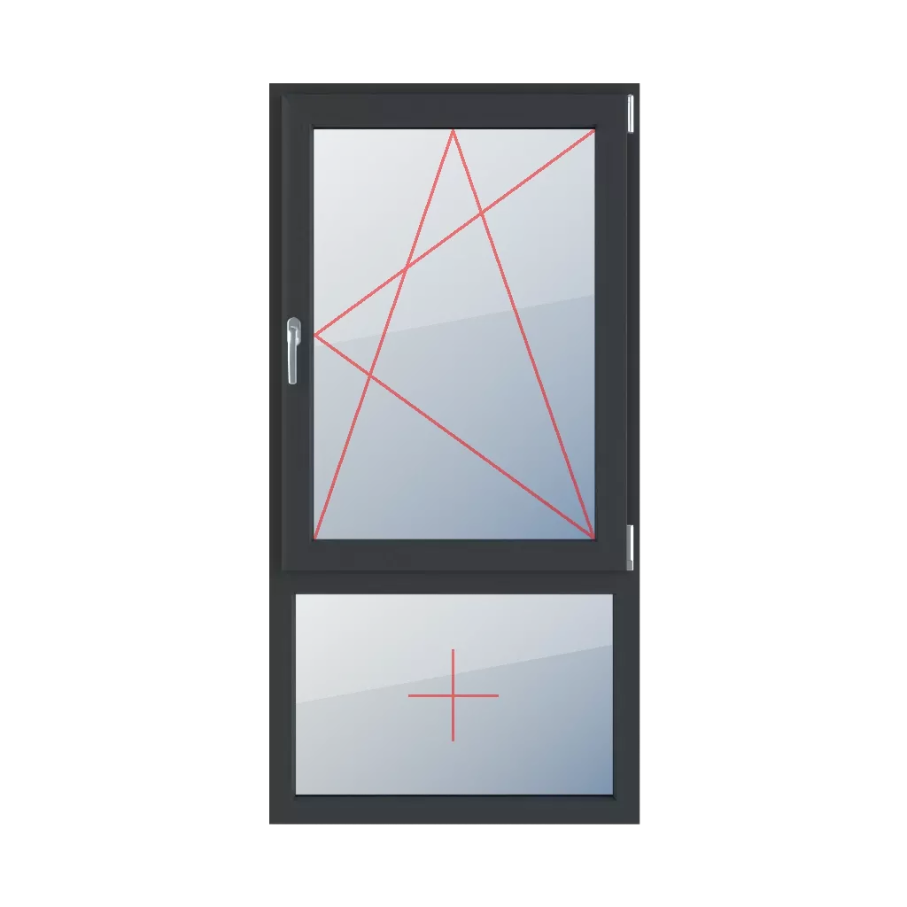 Tilt and turn right, fixed glazing in the frame windows types-of-windows double-leaf vertical-asymmetric-division-70-30 tilt-and-turn-right-fixed-glazing-in-the-frame 