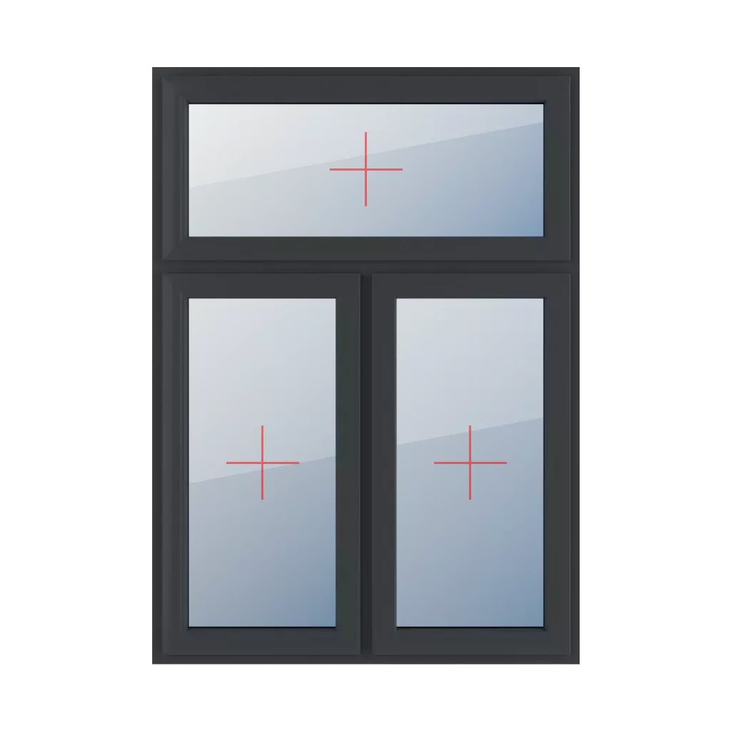 Permanent glazing in the leaf windows types-of-windows triple-leaf vertical-asymmetric-division-30-70 permanent-glazing-in-the-leaf-3 