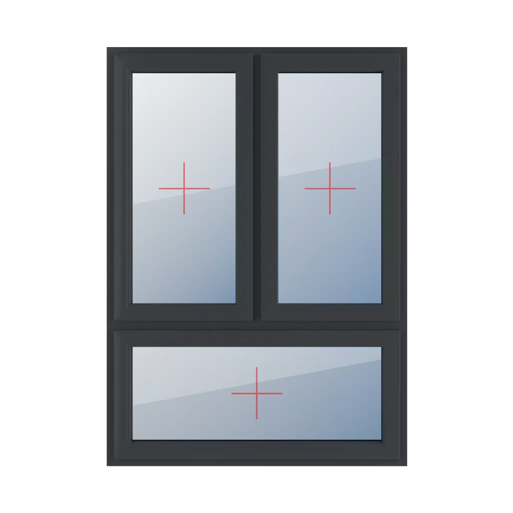 Permanent glazing in the leaf windows types-of-windows triple-leaf vertical-asymmetric-division-70-30 permanent-glazing-in-the-leaf-4 