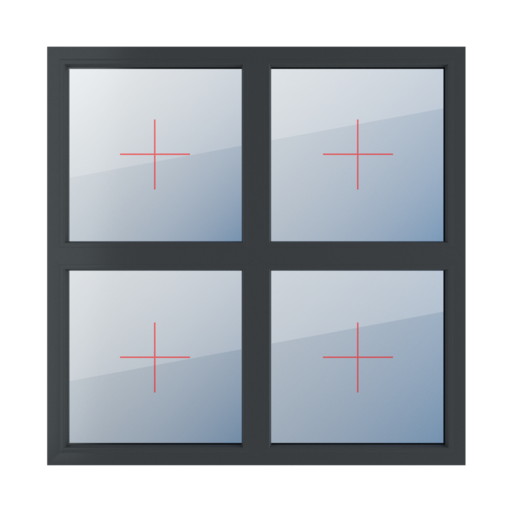 Permanent glazing in the frame windows types-of-windows four-leaf symmetrical-division-horizontal-50-50 permanent-glazing-in-the-frame-7 