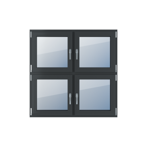 Symmetrical division horizontal 50-50 windows types-of-windows four-leaf symmetrical-division-horizontal-50-50  