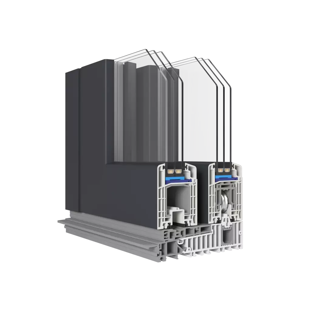 HST S 9000 ✨ windows types-of-windows triple-leaf vertical-asymmetric-division-70-30 