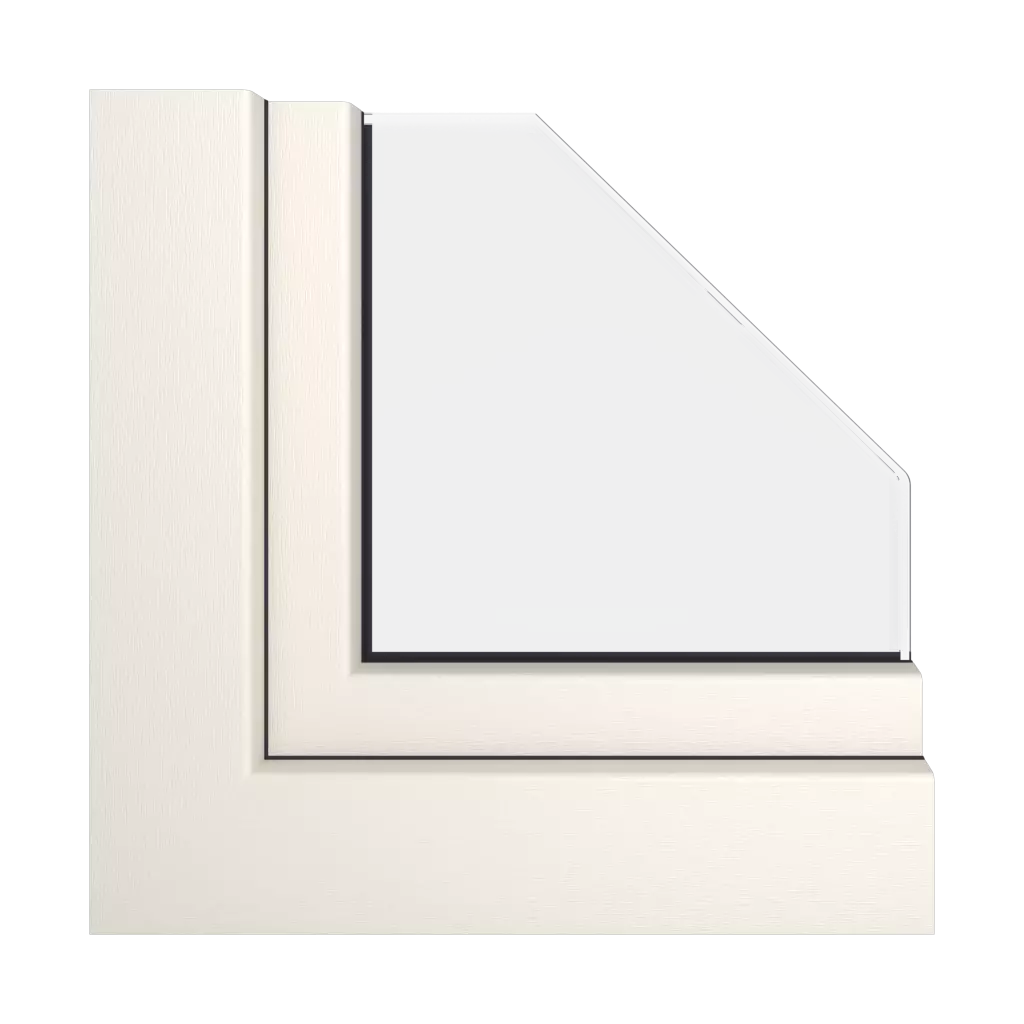 Creamy white windows window-color veka-colors creamy-white