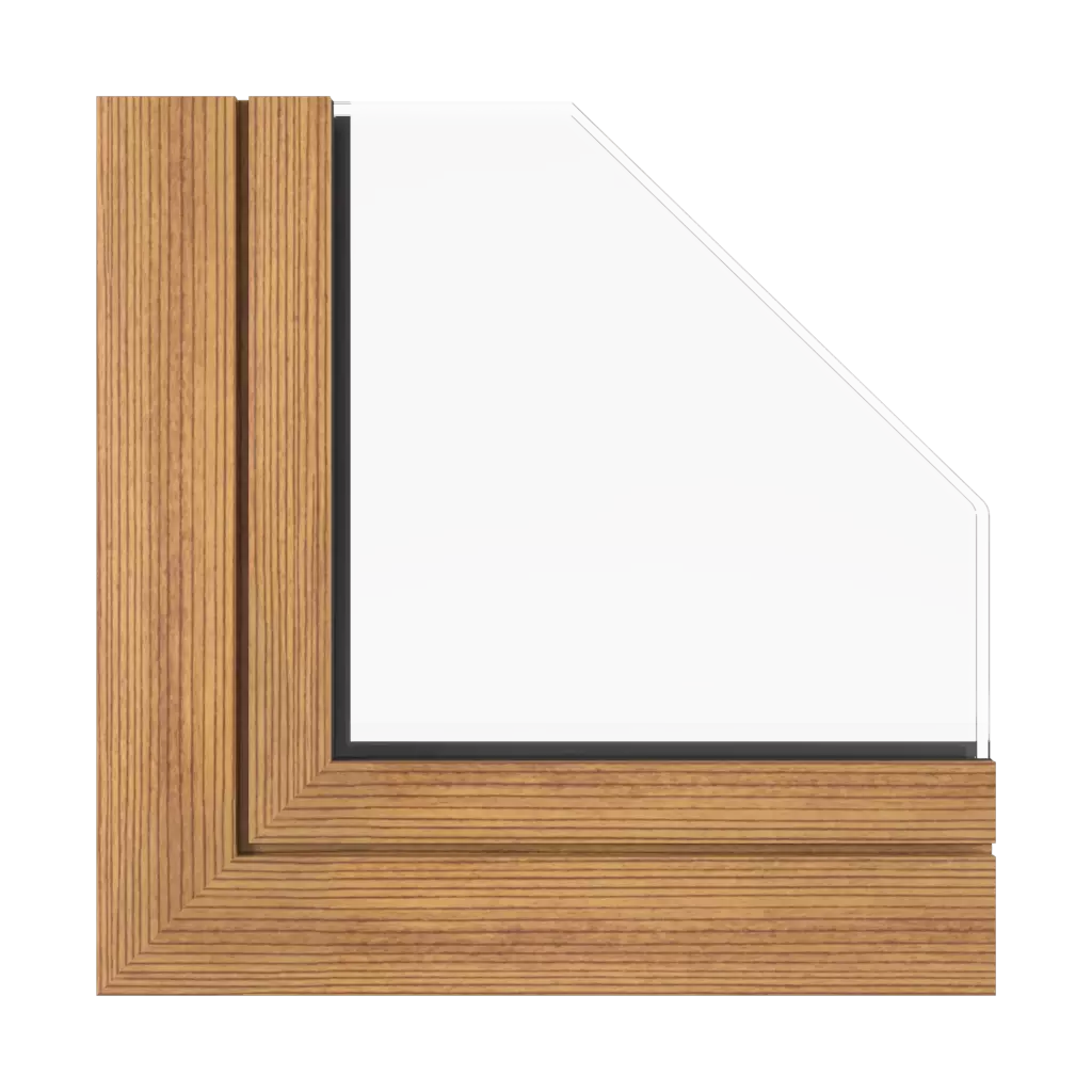 Dark fir windows window-profiles aluprof mb-118ei