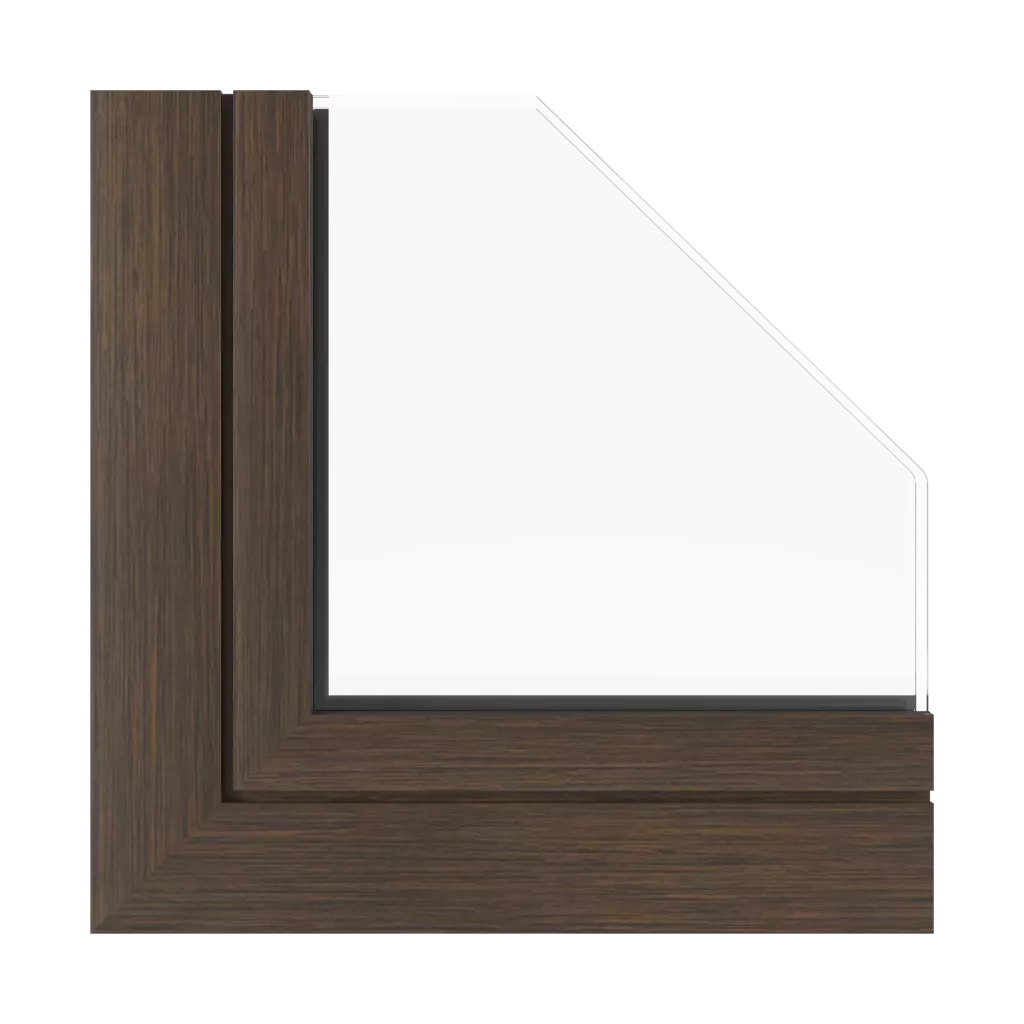 Wenge windows window-profiles aluprof mb-77-hs