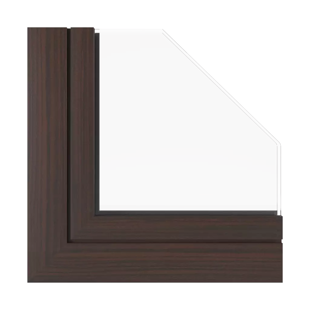 Palisander windows window-profiles aluprof mb-ferroline