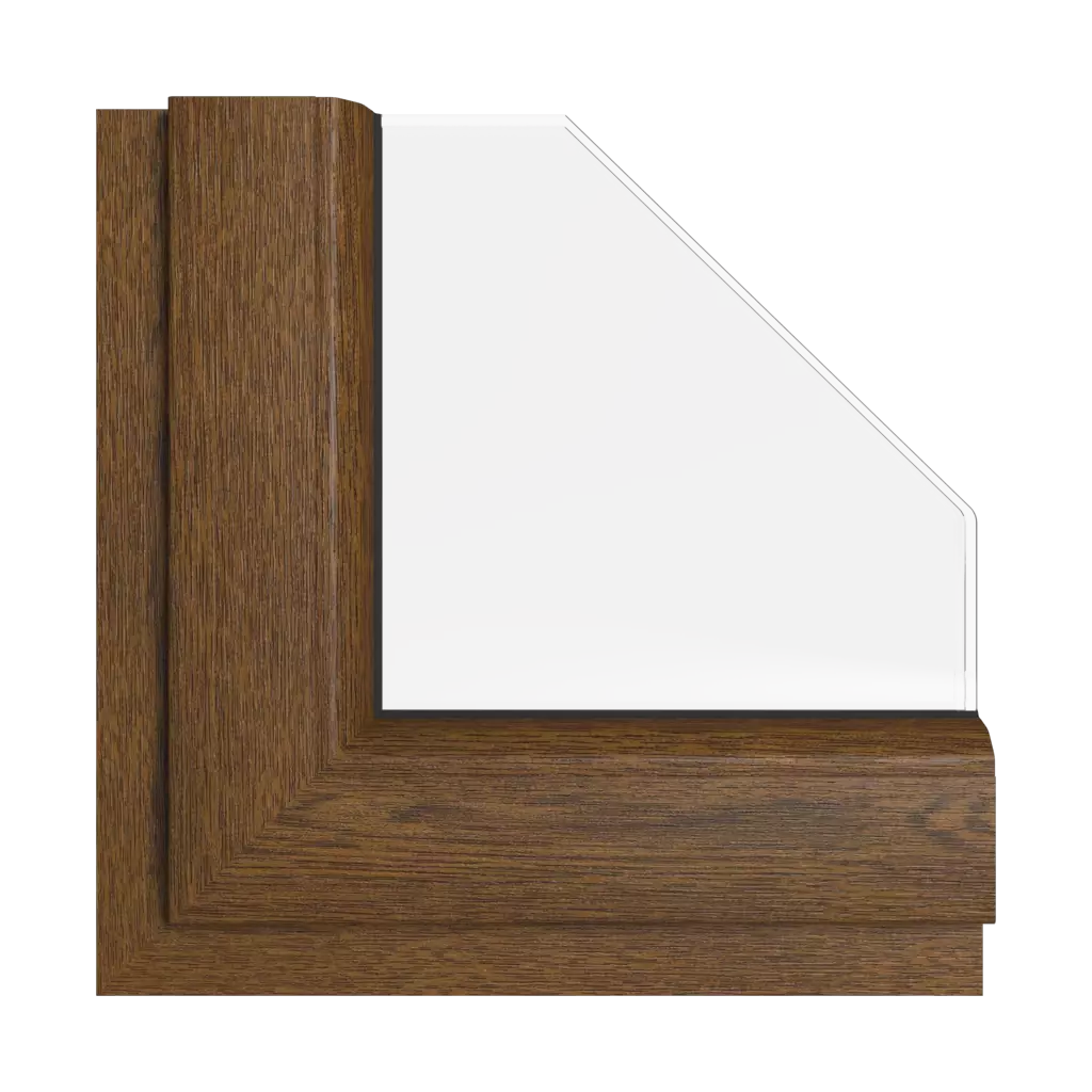 Walnut windows window-color rehau-colors walnut interior