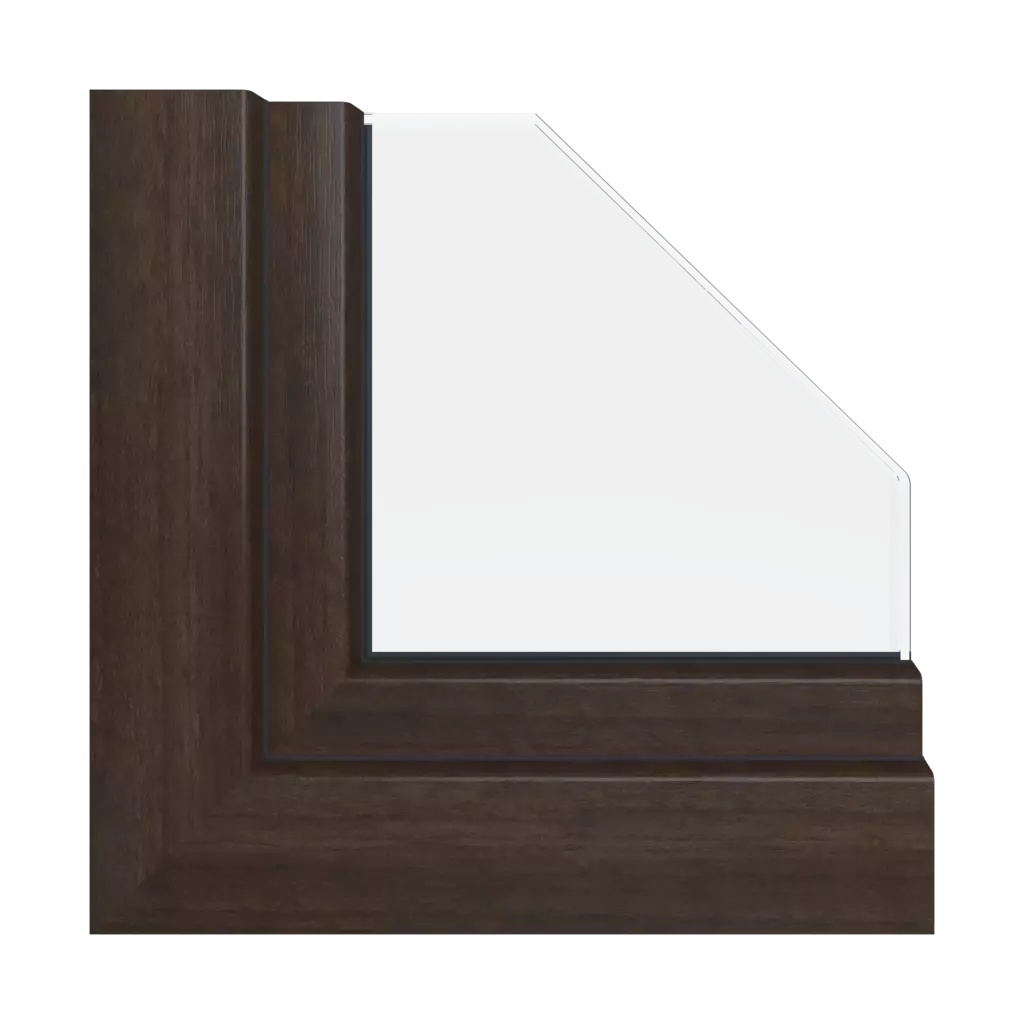 Walnuss terra windows window-profiles aluplast ideal-neo