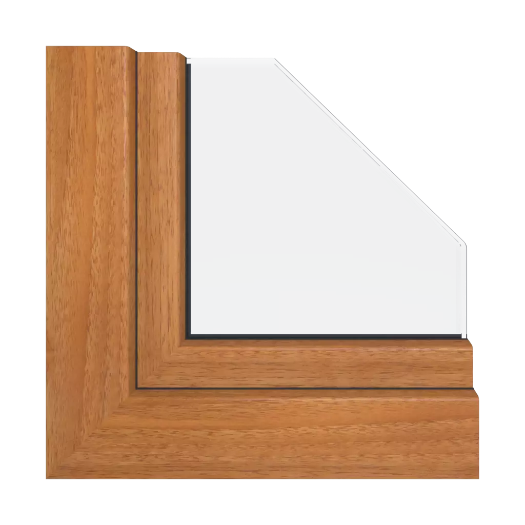 Walnut amaretto windows window-profiles aluplast ideal-neo