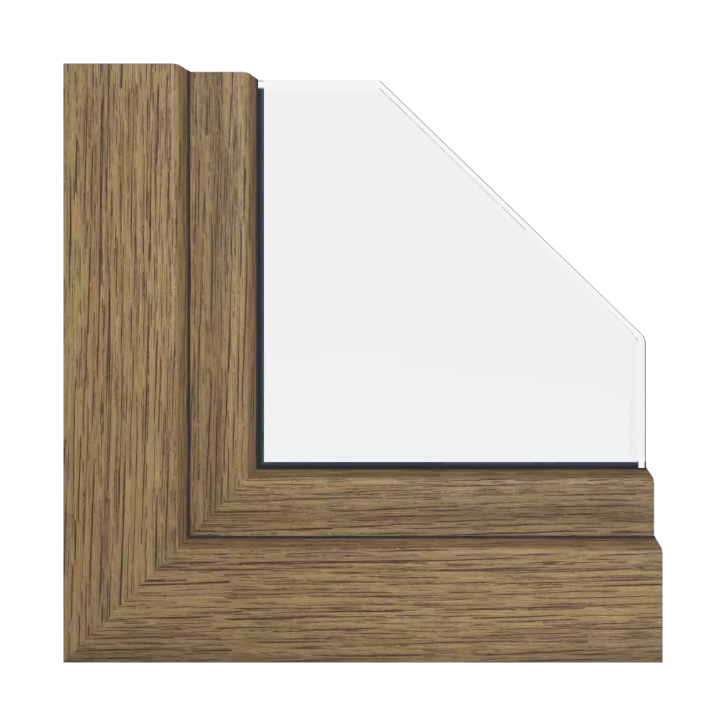 Special oak windows window-profiles aluplast hst-85-mm