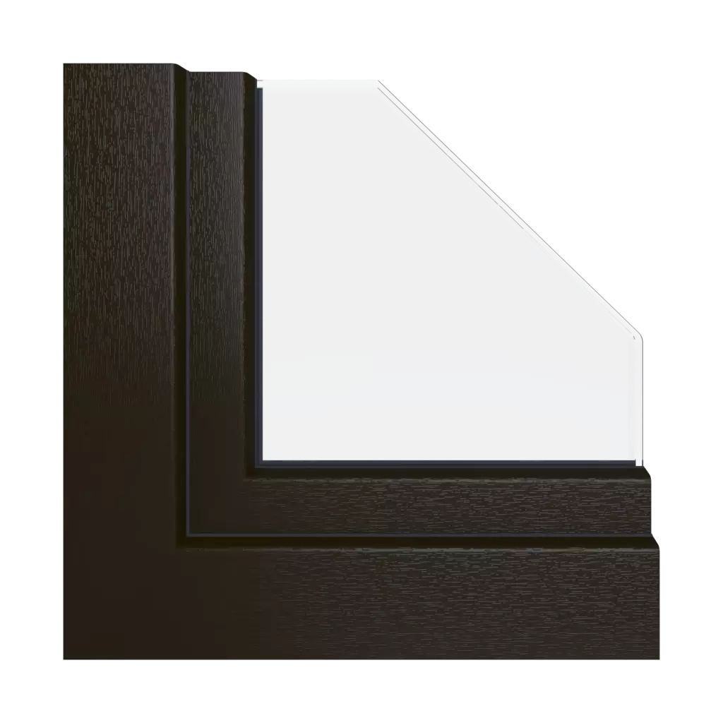 Palisander windows window-profiles aluplast ideal-neo