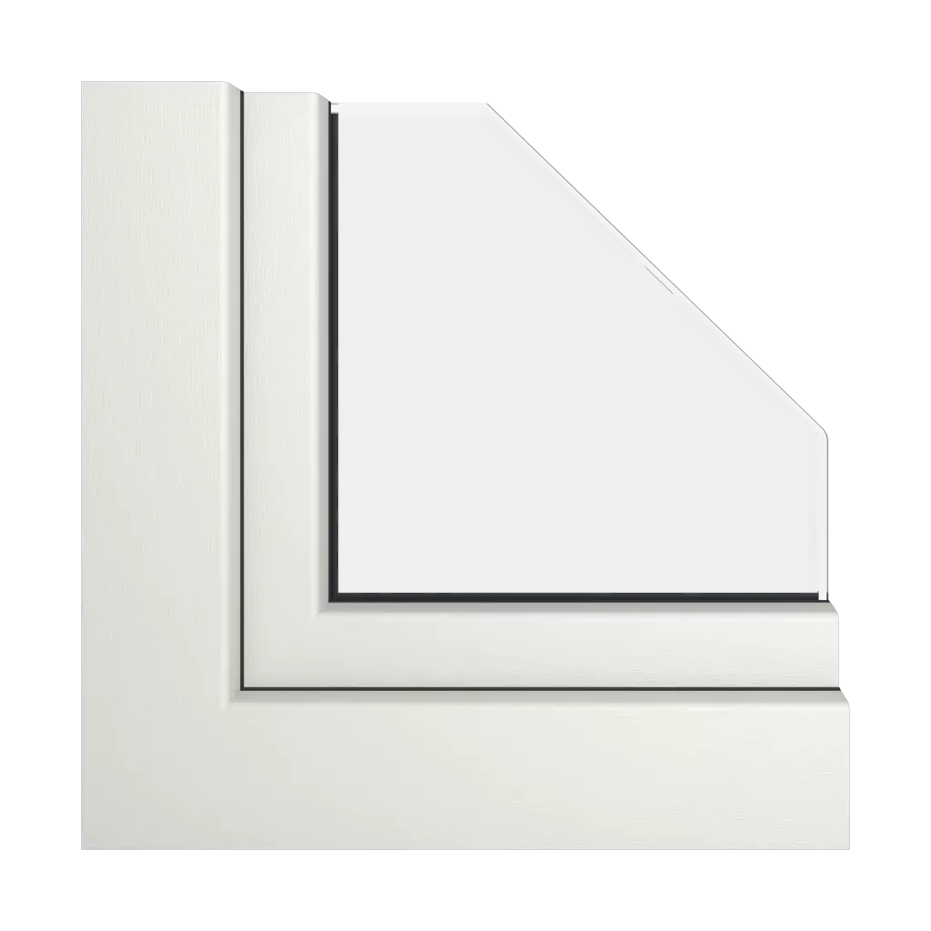 White papyrus windows window-profiles aluplast ideal-neo