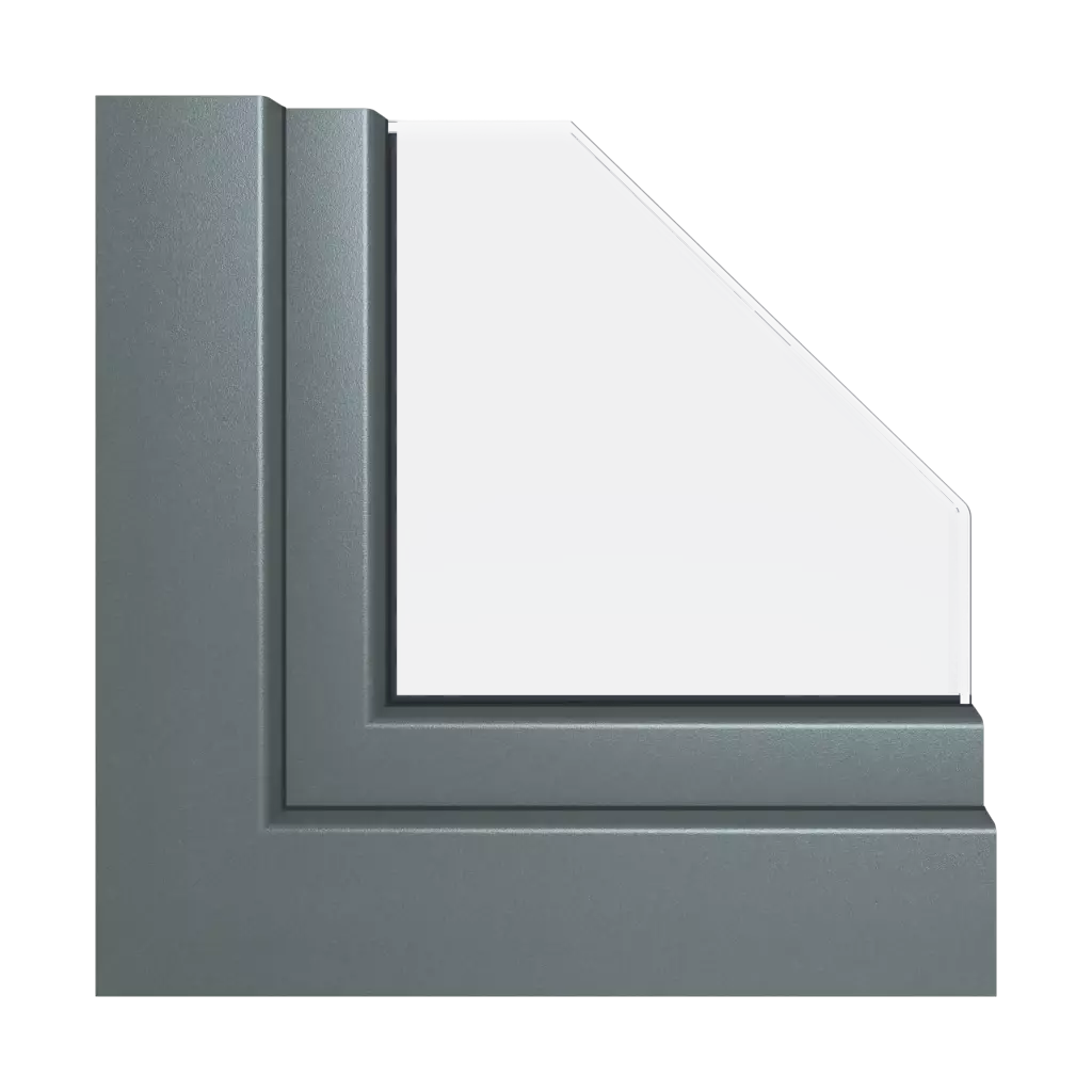 Aludec gray basalt windows window-profiles aluplast renovation-profile