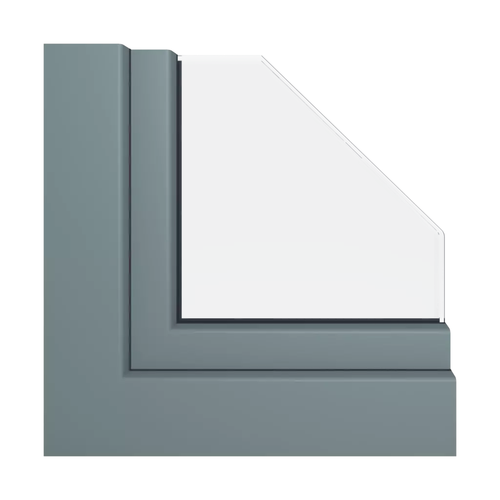 Basalt gray windows window-profiles aluplast energeto-neo-md