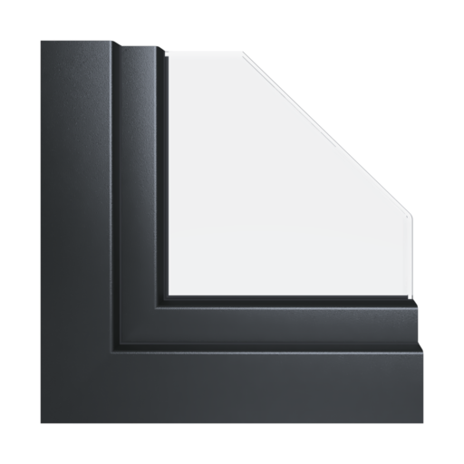 Jet black aludec windows window-color aluplast-colors jet-black-aludec