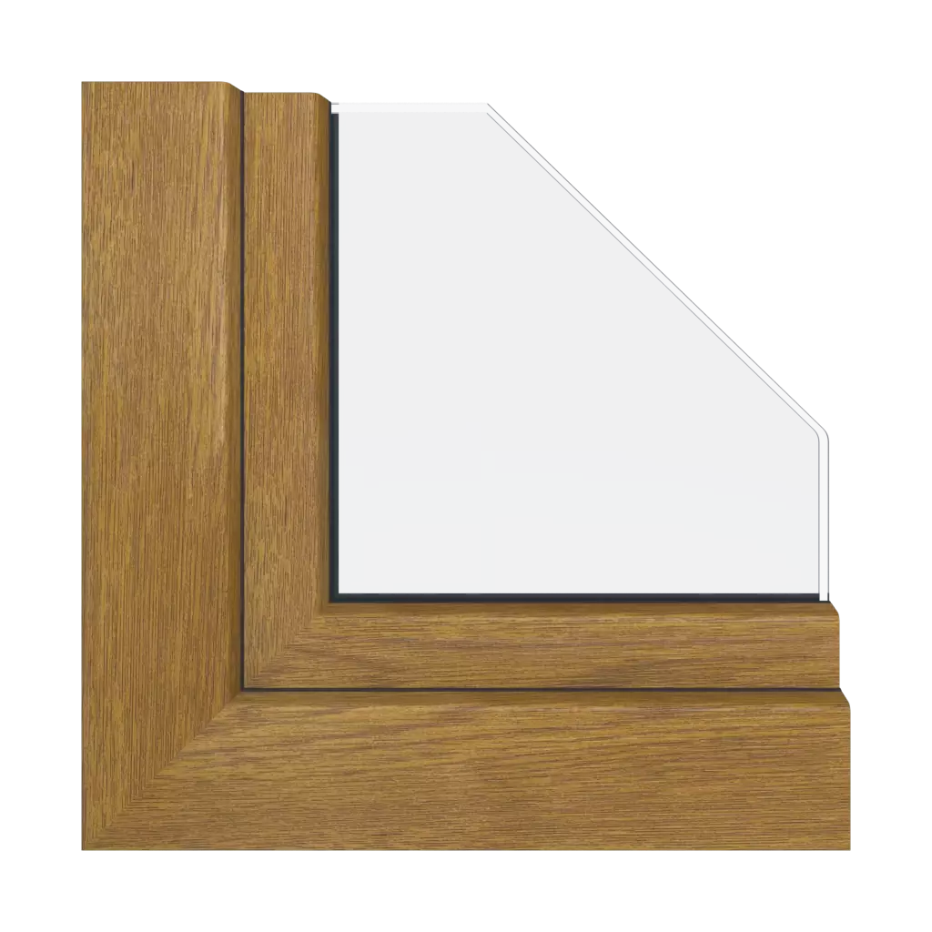 Golden oak 51 windows window-profiles salamander bluevolution-82-md