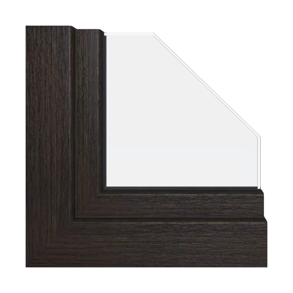 Dark oak windows window-color schuco-colors   