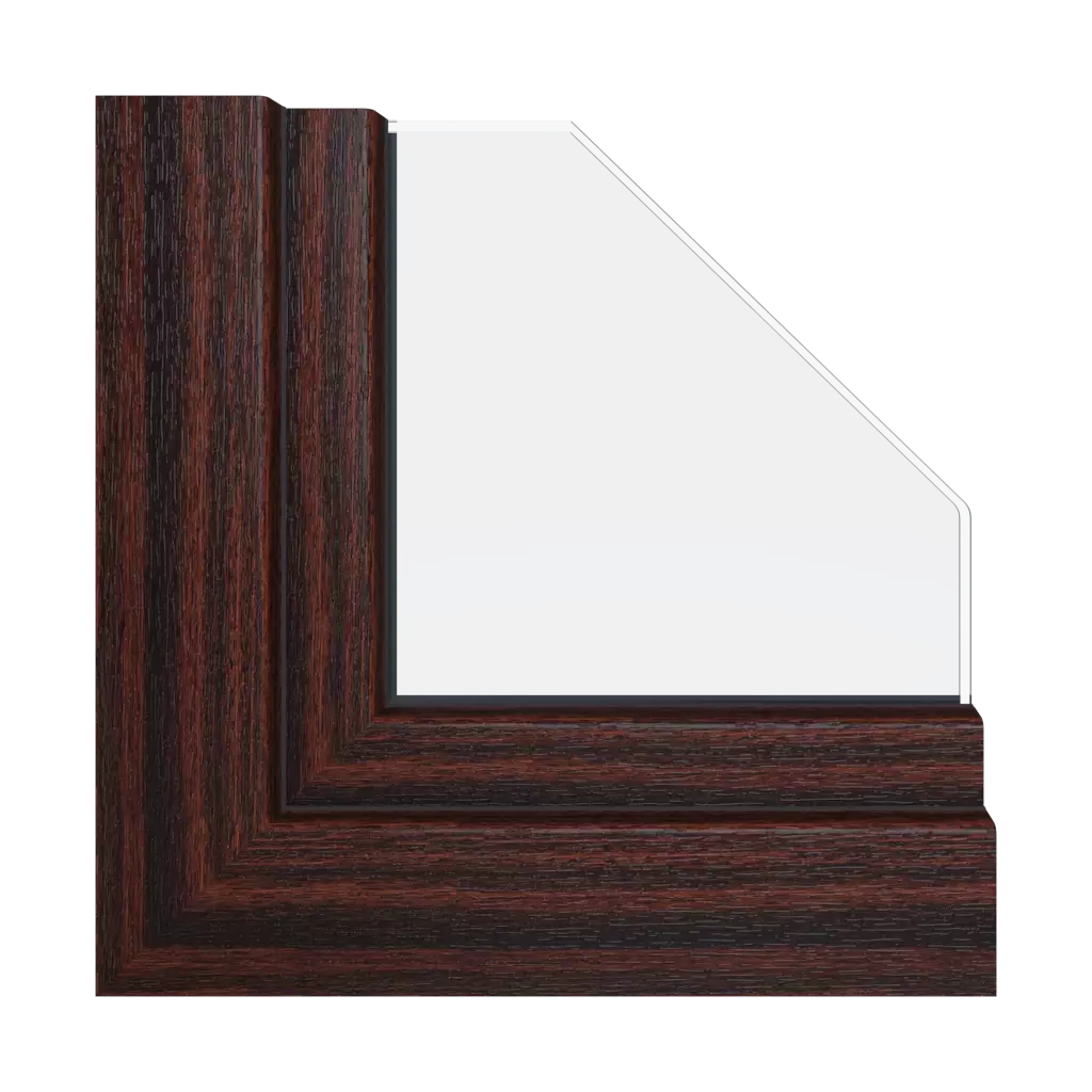 Mahogany windows window-color schuco-colors mahogany-2