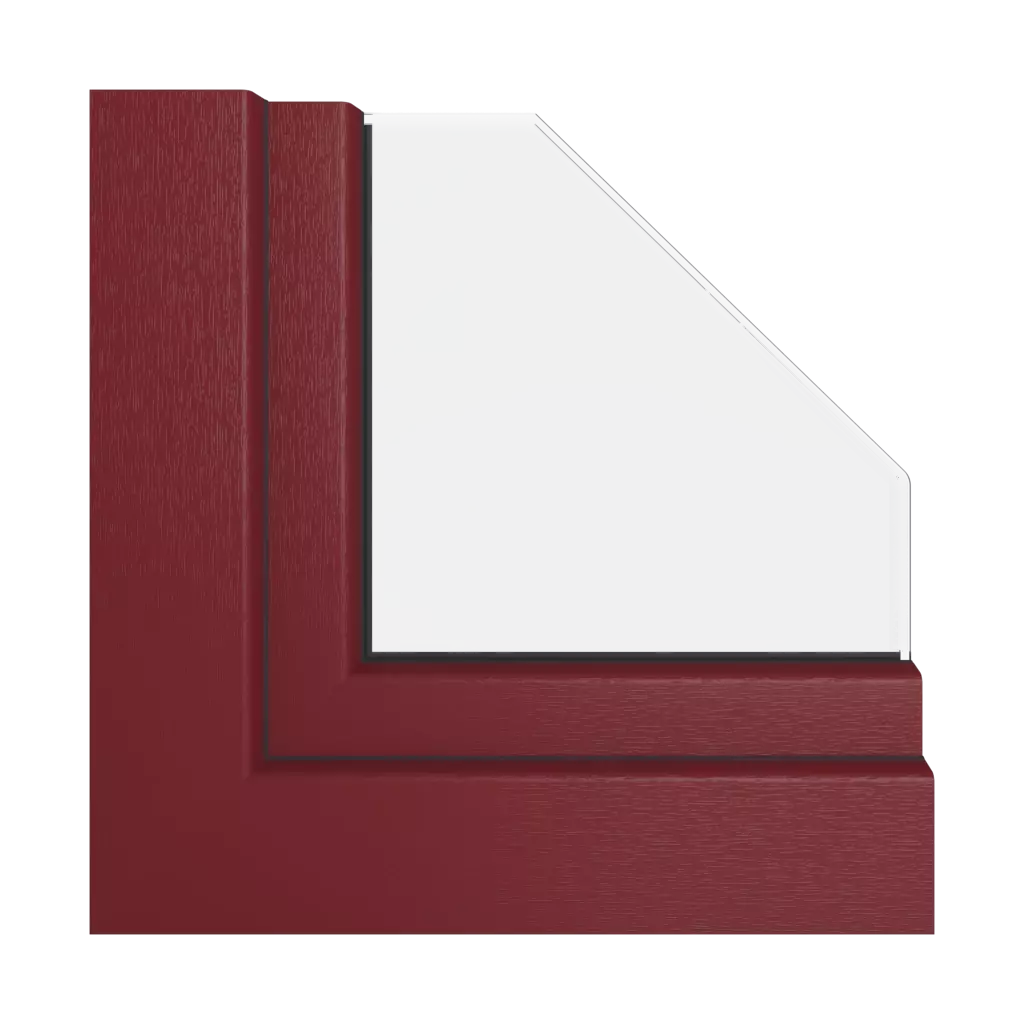 Red RAL 3005 products pvc-windows    