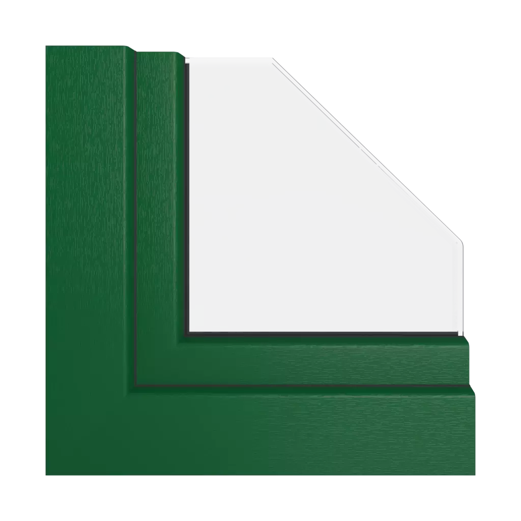 Moss green RAL 6005 windows window-color gealan-colors moss-green-ral-6005