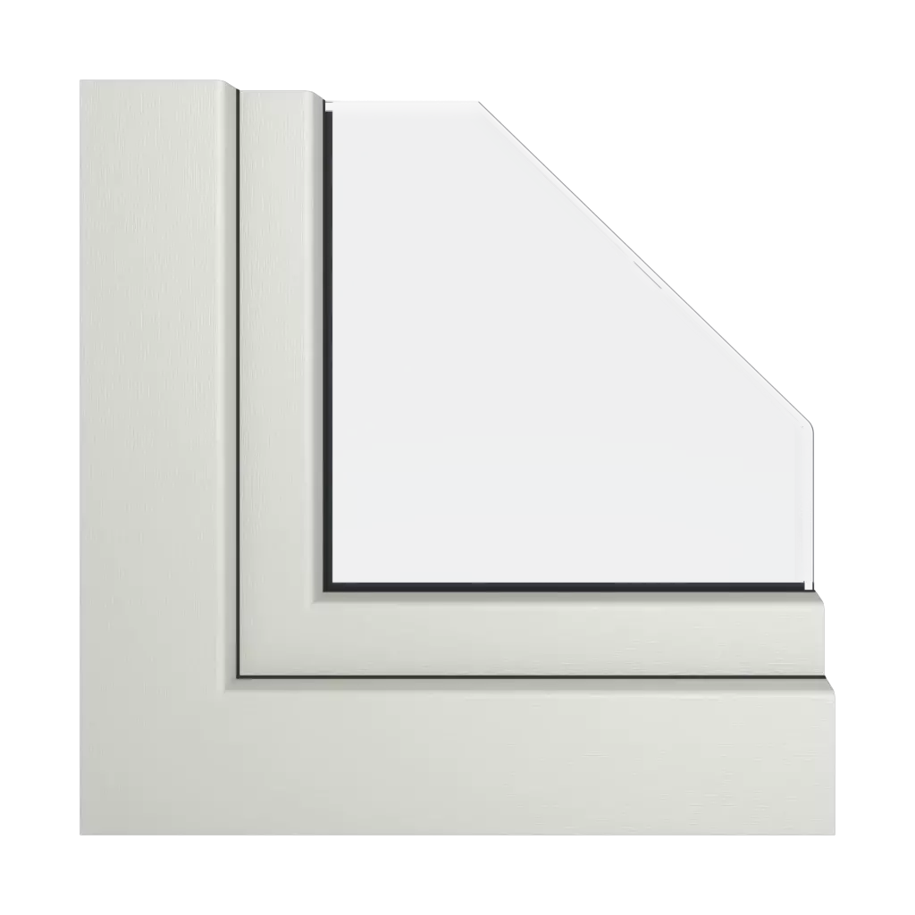 Light gray RAL 7035 windows window-profiles gealan linear