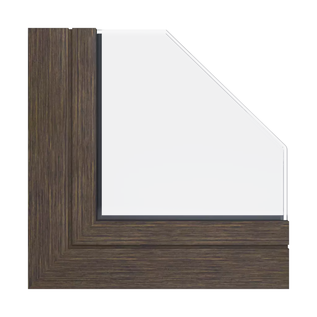 Wenge wood effect windows window-profiles aliplast