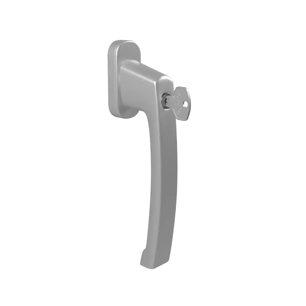 Handle with a key of the KS slider silver windows window-accessories handles suwanka-ks with-the-key 