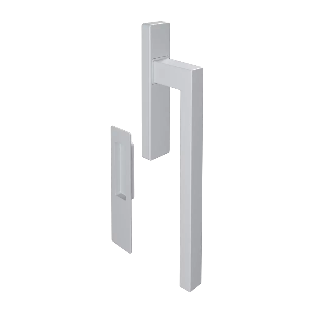 Handle HS Dublin silver windows window-accessories handles hs-dublin handle-hs-dublin-silver 