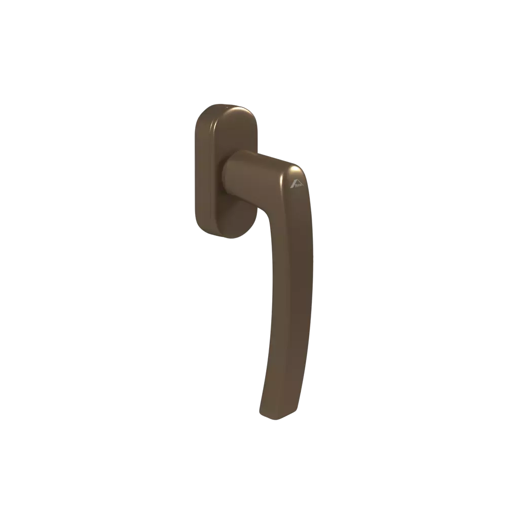 Roto Line handle medium brown windows window-accessories handles roto-line roto-line-handle-medium-brown 