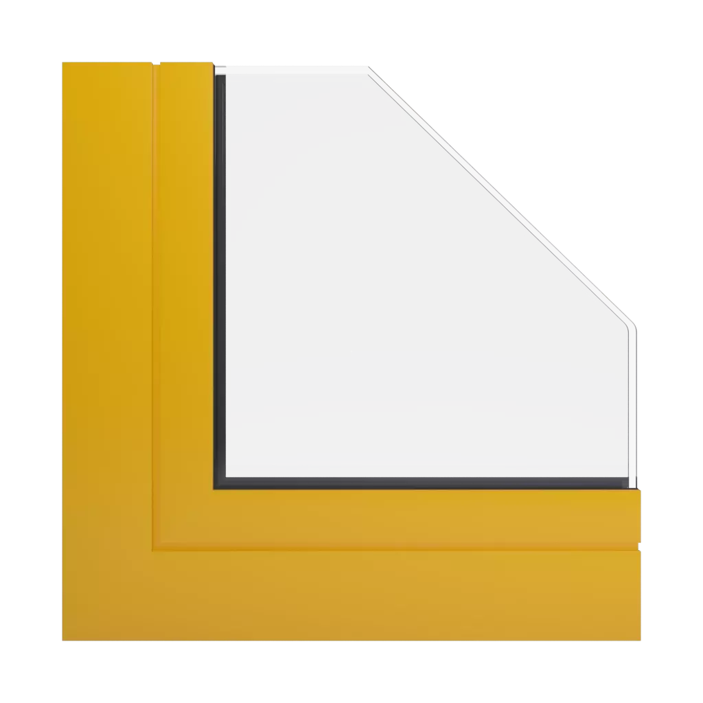 RAL 1003 Signal yellow windows window-profiles ponzio pe96