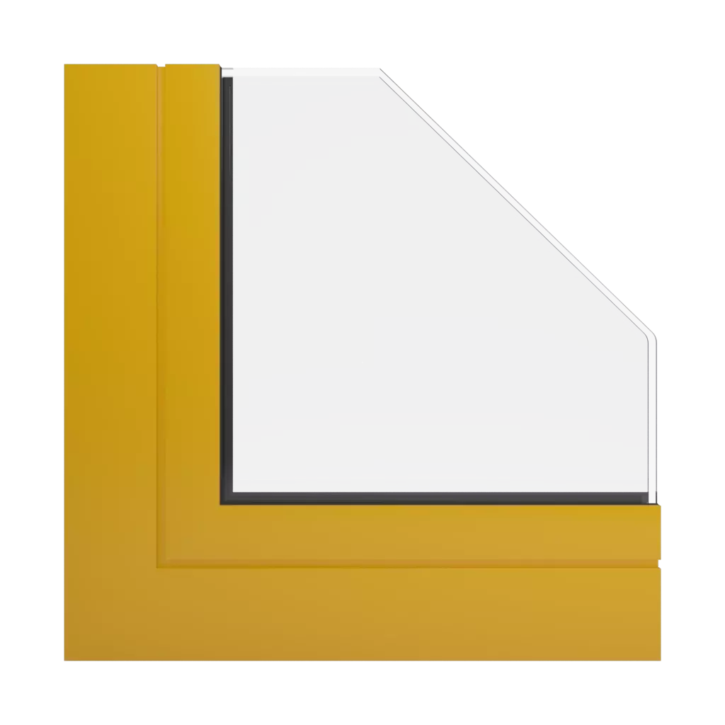 RAL 1004 Honey yellow windows window-color aluminum-ral   