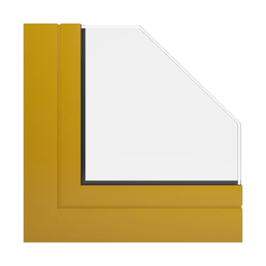 RAL 1005 Honey yellow windows window-profiles aliplast ultraglide-%E2%9C%A8