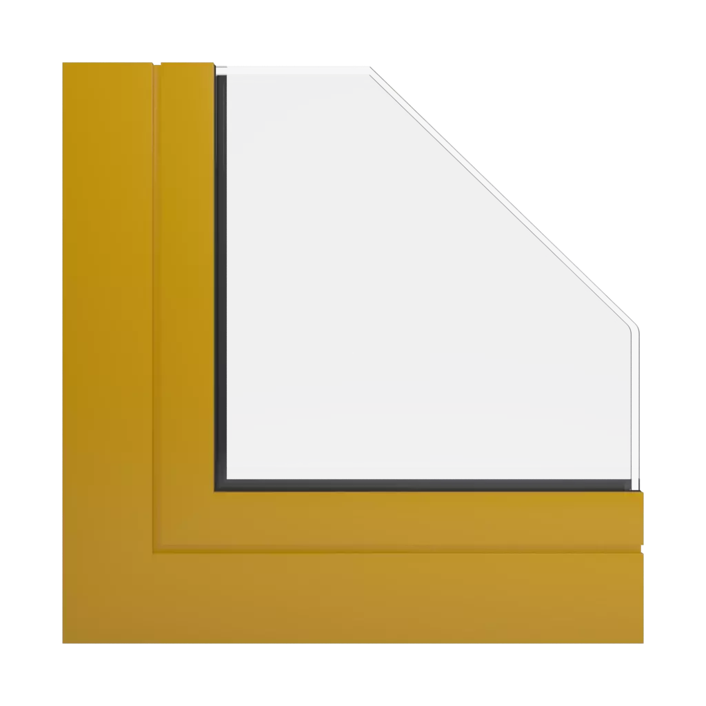 RAL 1005 Honey yellow windows window-color ponzio-colors 