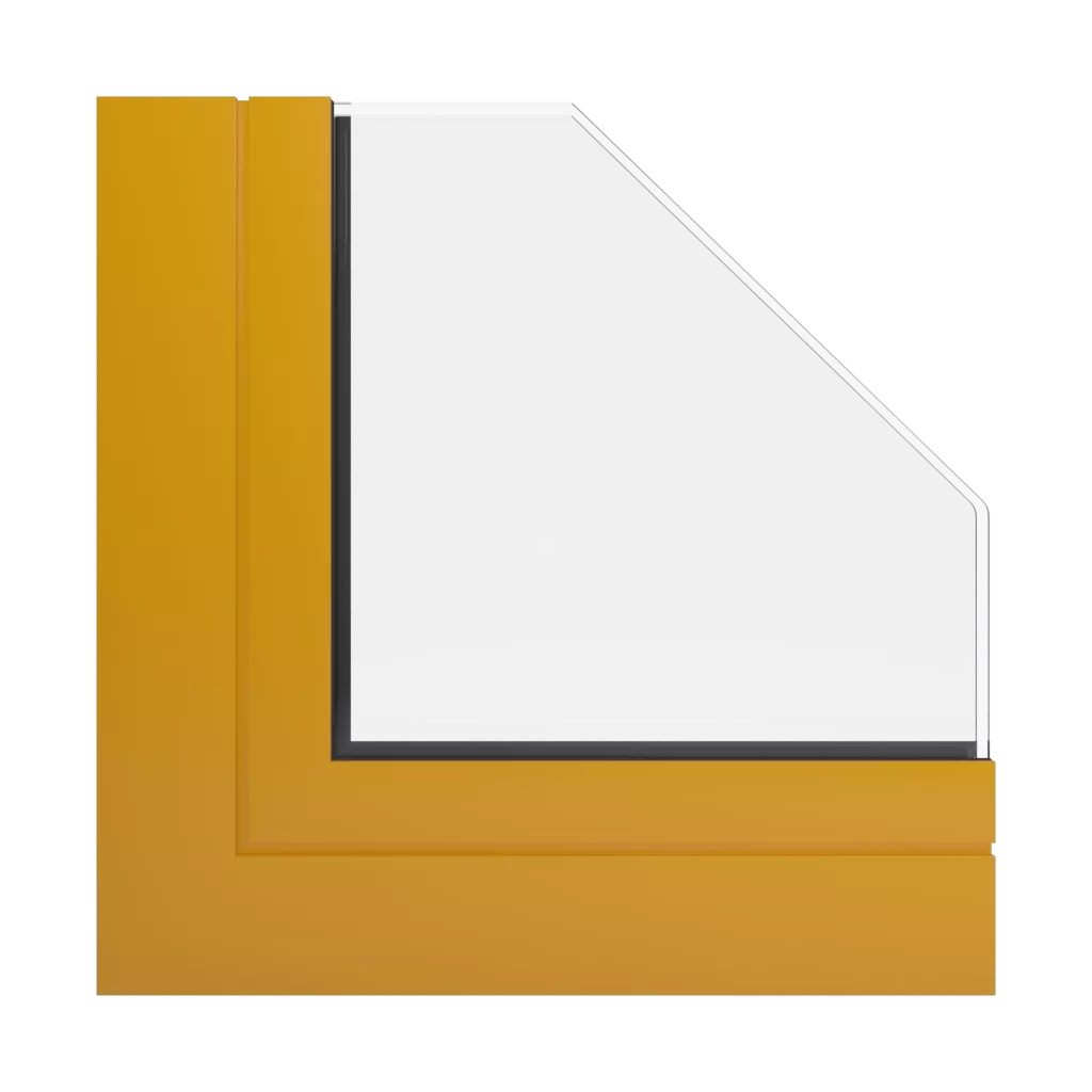 RAL 1006 Maize yellow windows window-profiles aluprof mb-86ei