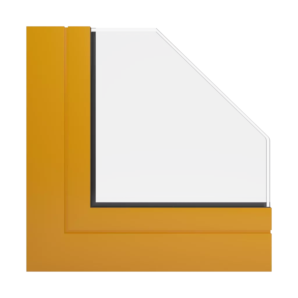 RAL 1007 Daffodil yellow windows window-profiles aliplast ultraglide-%E2%9C%A8