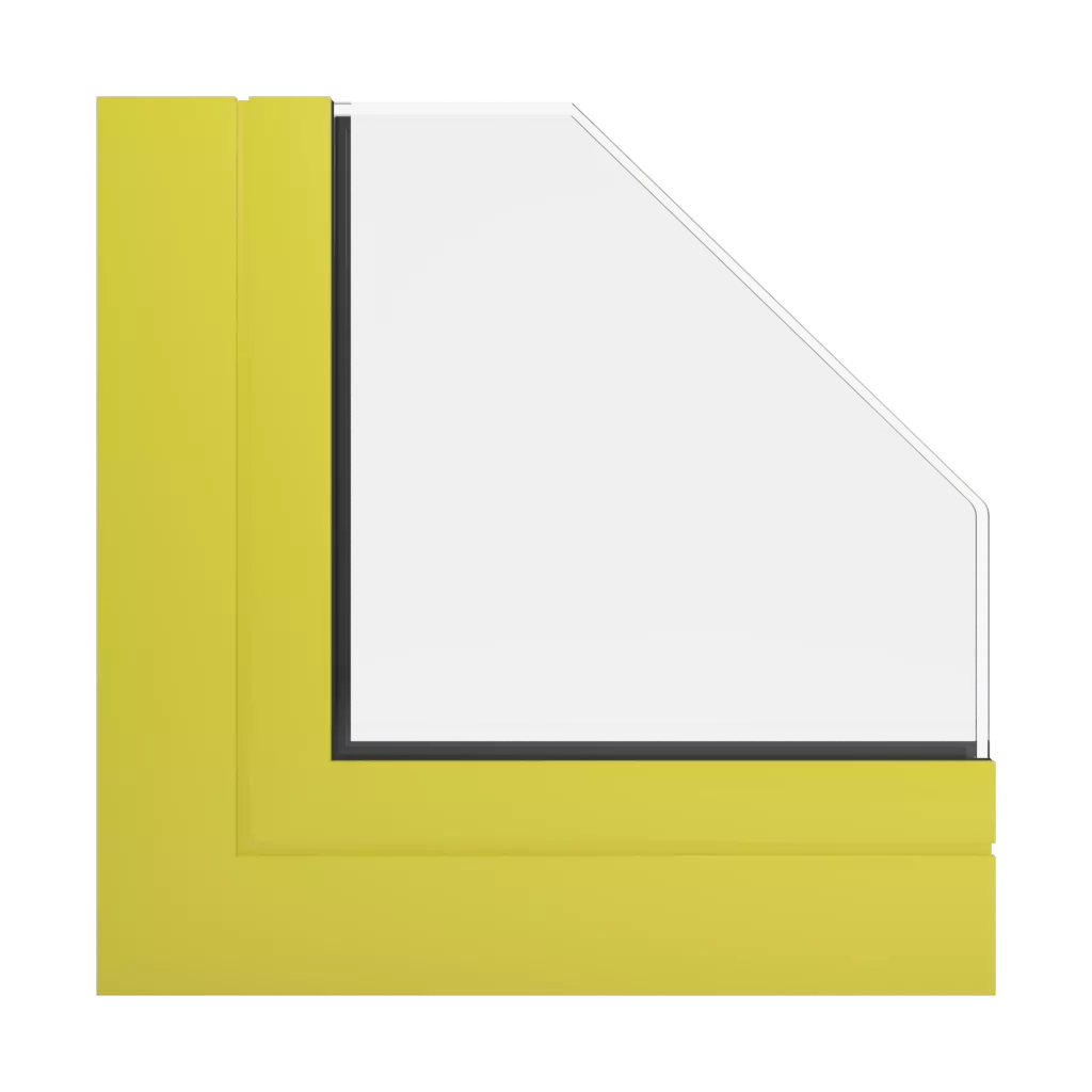 RAL 1016 Sulfur yellow windows window-profiles aliplast ultraglide-%E2%9C%A8