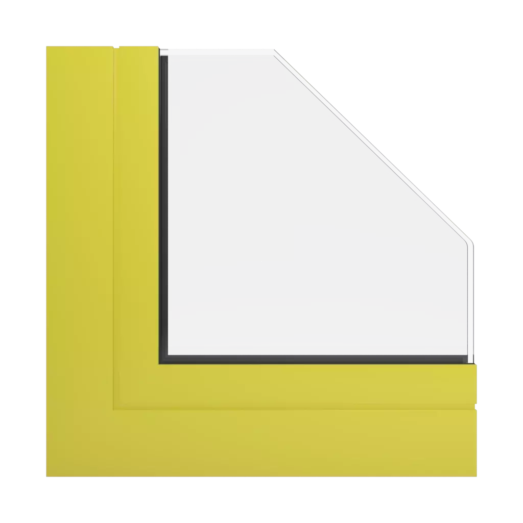 RAL 1016 Sulfur yellow windows window-profiles aluprof mb-sr50n-ei