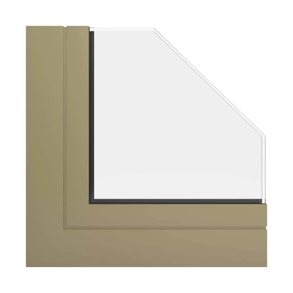 RAL 1020 Olive yellow windows window-profiles aliplast ultraglide-%E2%9C%A8