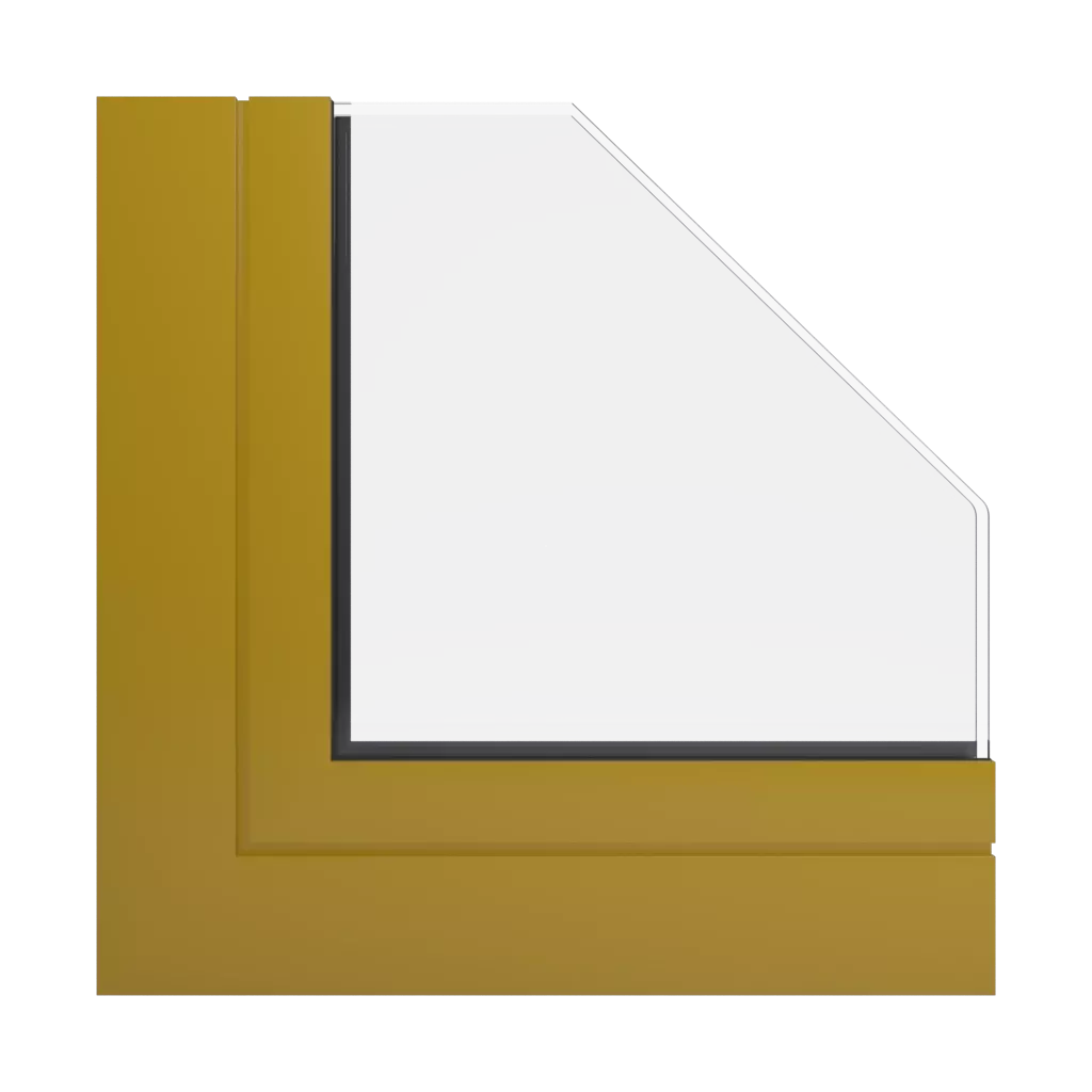 RAL 1027 Curry windows window-profiles aluprof mb-78ei