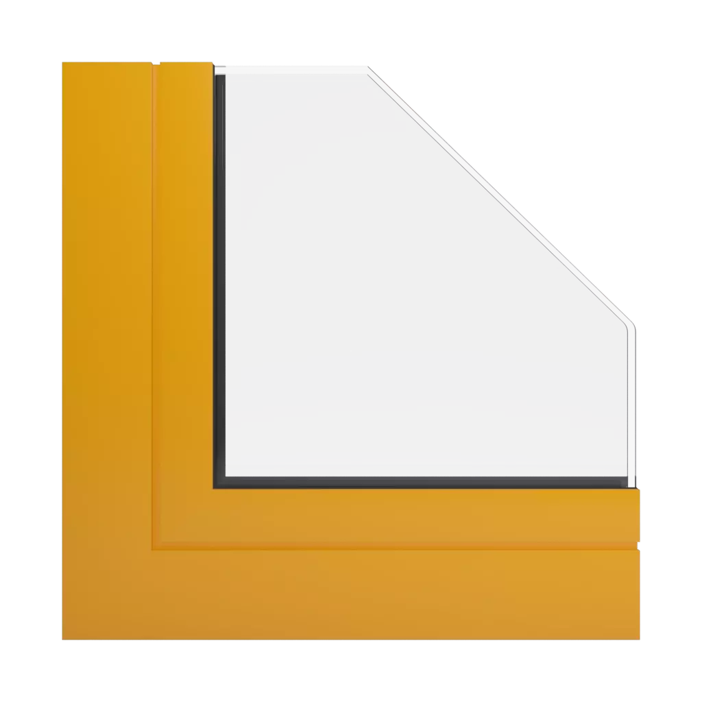RAL 1028 Melon yellow windows window-profiles aliplast ultraglide-%E2%9C%A8
