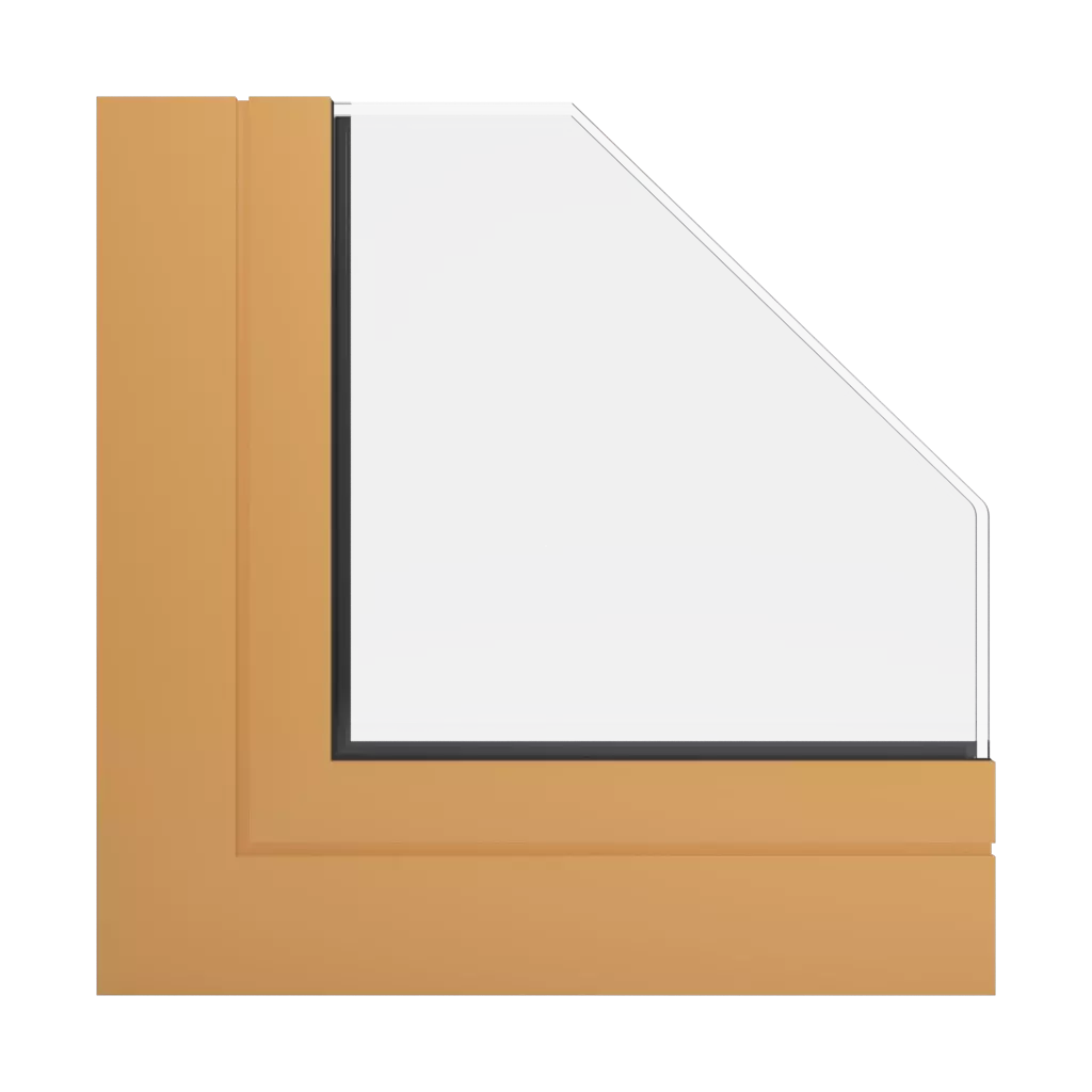 RAL 1034 Pastel yellow windows window-profiles aluprof mb-45-office