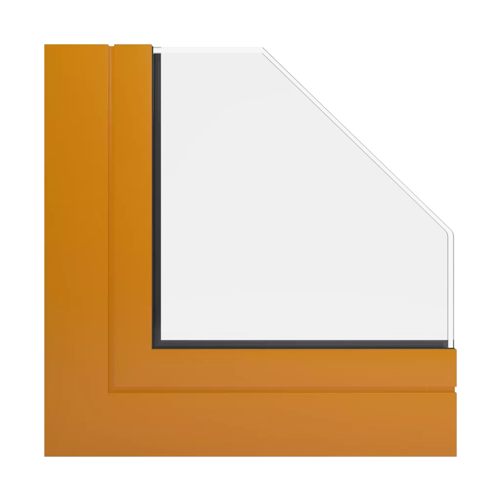 RAL 2000 Yellow orange windows window-profiles aliplast ultraglide-%E2%9C%A8